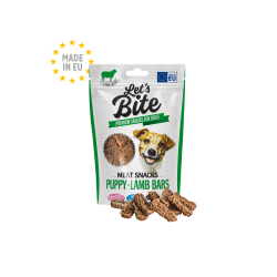 LET’S BITE MEAT SNACK PUPPY LAMB BARS 80gr