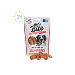 LET’S BITE MEAT SNACK SALMON BARS 80gr