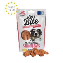 LET’S BITE MEAT SNACK SALMON BARS 80gr