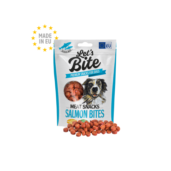 LET’S BITE MEAT SNACK SALMON BITES 150gr