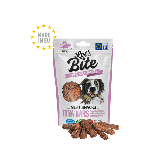 LET’S BITE MEAT SNACK TUNA BARS 80gr