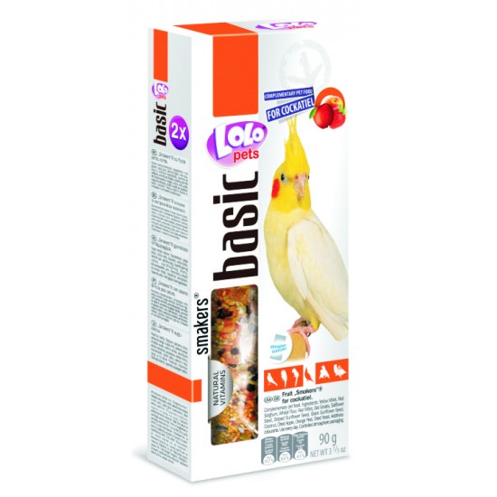LOLO PETS - Smakers LOLO Kοκατίλ- Fruits 90gr