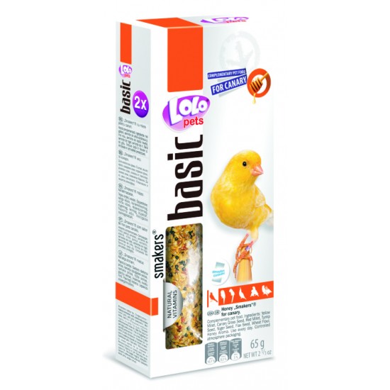 LOLO PETS - Smakers LOLO Κανάρι -Honey 65gr