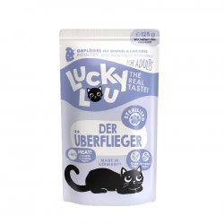 Lucky Lou LifeStage Adult Sterilized Πουλερικά (με Σπαράγγι & Κιχώριο) 125gr