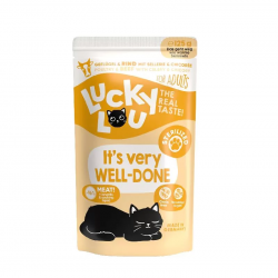 Lucky Lou LifeStage Adult Sterilized Πουλερικά & Βοδινό (με Σέλινο & Κιχώριο) 125gr