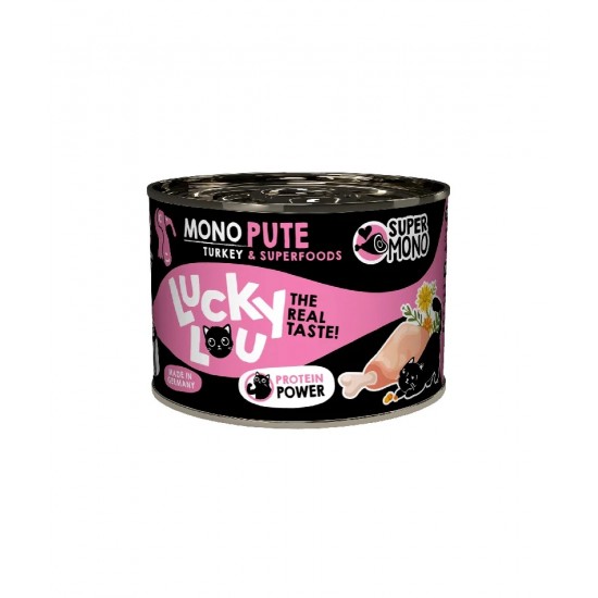 Lucky Lou SuperMono Γαλοπούλα (με Ιπποφαές & Καλέντουλα) 200gr