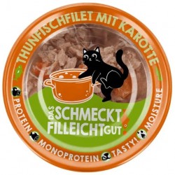Lucky Lou ExtraFood Φιλέτο Τόνου με Καρότο (Σε Ζωμό) Κονσέρβα 70gr