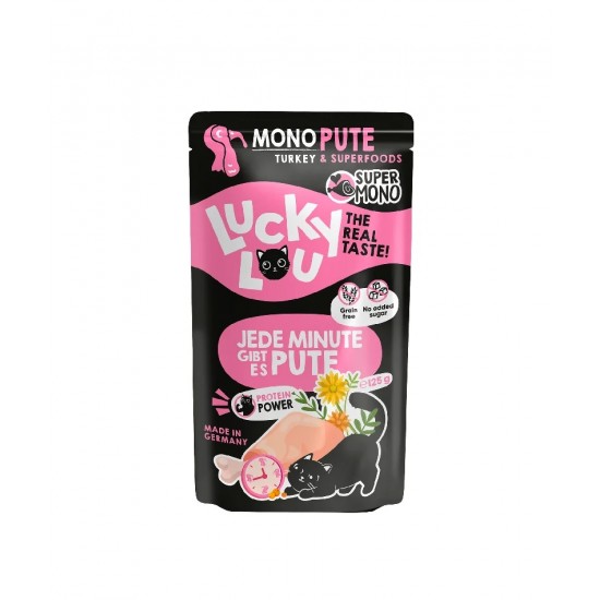 Lucky Lou SuperMono Γαλοπούλα (με Ιπποφαές & Καλέντουλα) 125gr
