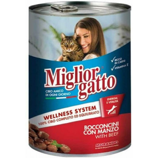 MIGLIOR GATTO Cat ΚΟΜΜΑΤΑΚΙΑ ΜΟΣΧΑΡΙ 405 GR