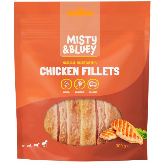 MISTY & BLUEY CHICKEN FILLETS 300gr