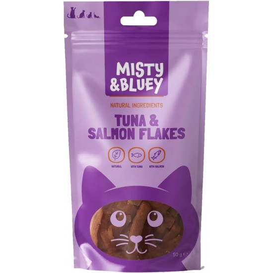 Misty & Bluey Cat Tuna & Salmon Flakes 50g