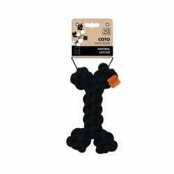 M-Pets Coto Black Bone Παιχνίδι Σκύλου Σχοινί Από Φυσικό Βαμβάκι 30cm