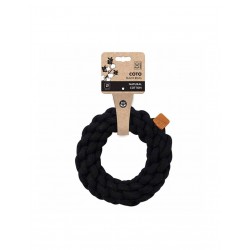 M-Pets Coto Black Ring Παιχνίδι Σκύλου Σχοινί Από Φυσικό Βαμβάκι 13cm