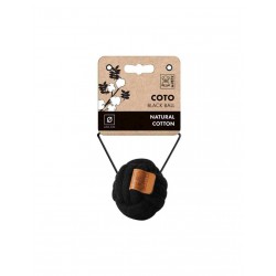 M-Pets Coto Black Ball Παιχνίδι Σκύλου Σχοινί Από Φυσικό Βαμβάκι 9,5cm