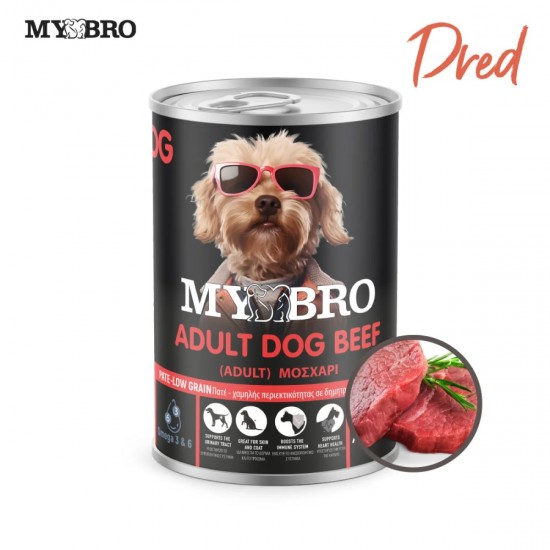 MY BRO ADULT DOG BEEF PATE 400gr