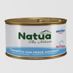 NATUA KITTEN ΤΟΝΟΣ & ΣΑΡΔΕΛΑ ΣΕ ΖΕΛΕ 85gr