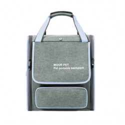 ΤΣΑΝΤΑ ΠΛΑΤΗΣ ΓΚΡΙ ΜΕ ΓΑΛΑΖΙΟ ΡΕΛΙ 40x33x25