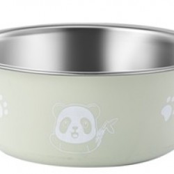 Ανοξείδωτο Γκρι μπωλ Panda με πατούσες 20 CM