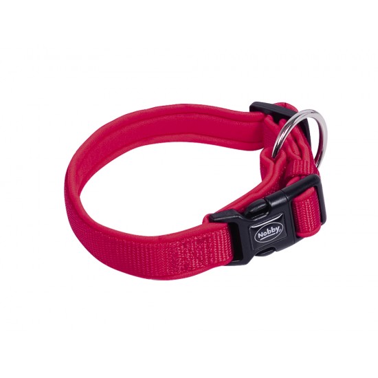 NOBBY-Περιλαίμιο CLASSIC PRENO red/red L: 20-30cm, W: 15/20mm