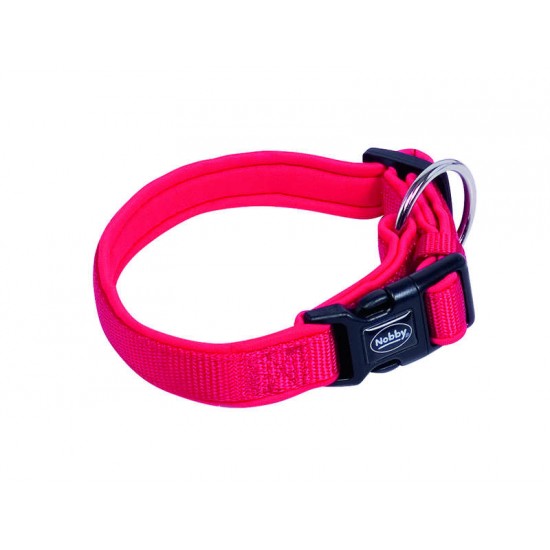 NOBBY-Περιλαίμιο CLASSIC PRENO red/red L: 25-35cm, W: 15/20mm