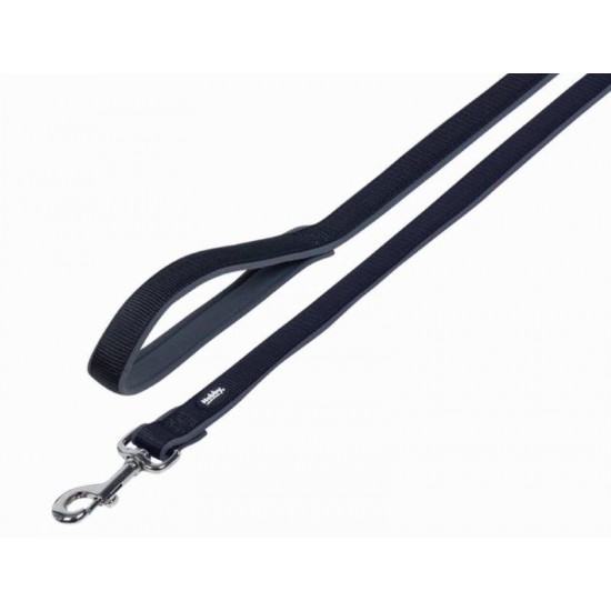 NOBBY-Λουρί CLASSIC PRENO black/grey L: 120cm, W: 20/25mm