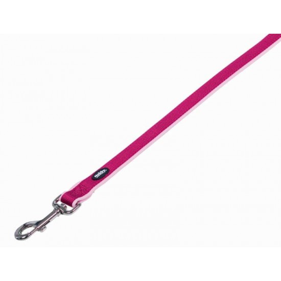 NOBBY-Λουρί CLASSIC PRENO raspberry/pink L: 120cm, W: 15/20mm