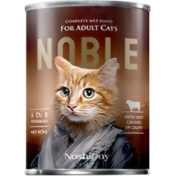 NOBLE CAT BEEF CHUNK 415gr