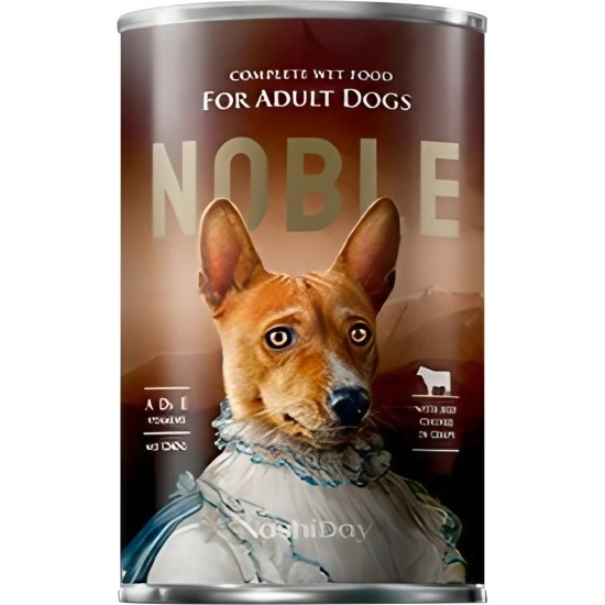 NOBLE ADULT DOG BEEF CHUNKS 1240gr