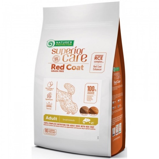 Nature's Protection Red Coat Salmon Grain Free Adult Mini 1,5kg