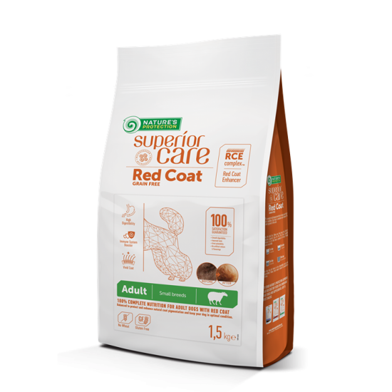 Nature's Protection Red Coat Lamb Grain Free Adult Mini 10kg