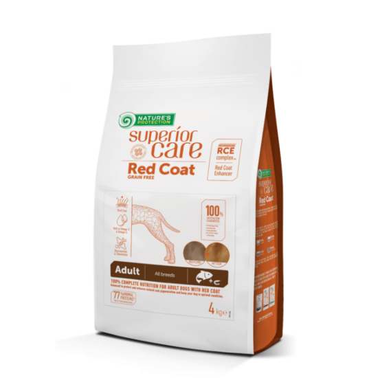 Nature's Protection Red Coat Salmon Grain Free Adult All Breeds 10kg