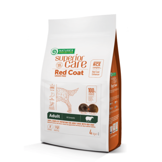 Nature's Protection Red Coat Lamb Grain Free Adult All Breeds 4kg