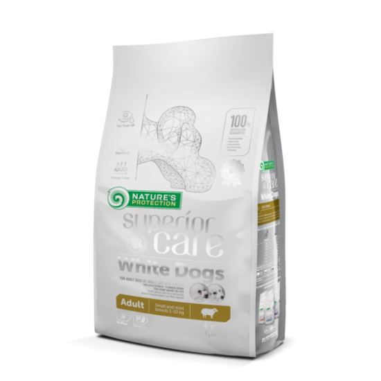 Nature's Protection White Dog Lamb Grain Free Adult 1,5kg