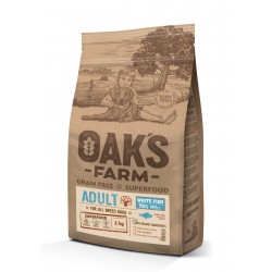 Oaks Farm Grain Free All Adult White fish 2kg