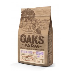 Oaks Farm Grain Free Cat Adult Sterilised Lamb 2kg
