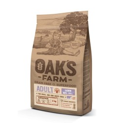 Oaks Farm Grain Free Small Adult Αρνί 2kg
