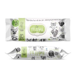PERFECT CARE PET WIPES ΜΕ ΧΛΩΡΕΞΙΔΙΝΗ Fresh Apple  (80 Μαντηλάκια)