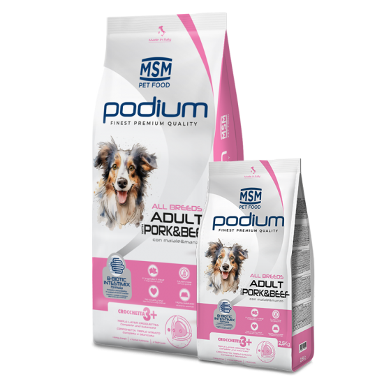 PODIUM ADULT BEEF & PORK 2,5Kg