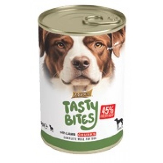 PRINCE DOG TASTY BITES ΑΡΝΙ 405gr