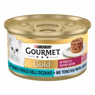 GOURMET GOLD TARTAR ΔΙΠΛΗ ΑΠΟΛΑΥΣΗ ΤΟΝΟΣ & ΨΑΡΙΑ ΩΚΕΑΝΟΥ 85gr