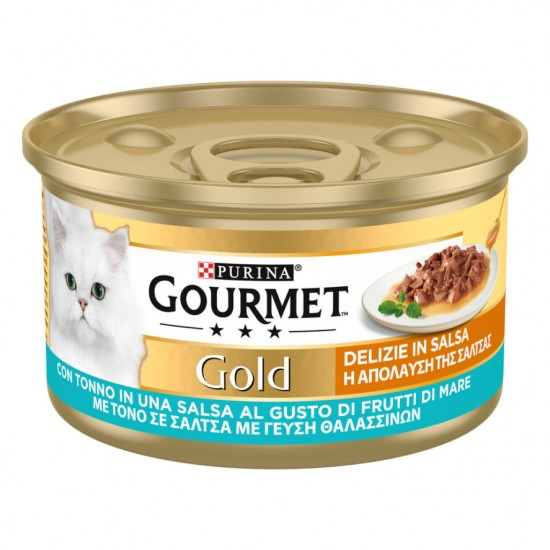 GOURMET GOLD Η ΑΠΟΛΑΥΣΗ ΤΗΣ ΣΑΛΤΣΑΣ ΜΕ ΤΟΝΟ ΚΑΙ ΓΕΥΣΗ ΨΗΤΟΥ ΤΟΝΟΥ 85gr