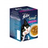 FELIX Soups Fillet με Βοδινό, Κοτόπουλο & Τόνο 6x48gr