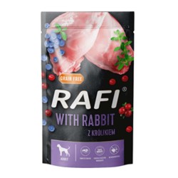 RAFI ADULT ΠΑΤΕ ΚΟΥΝΕΛΙ BLUEBERRY & CRANBERRY POUCH 500GR