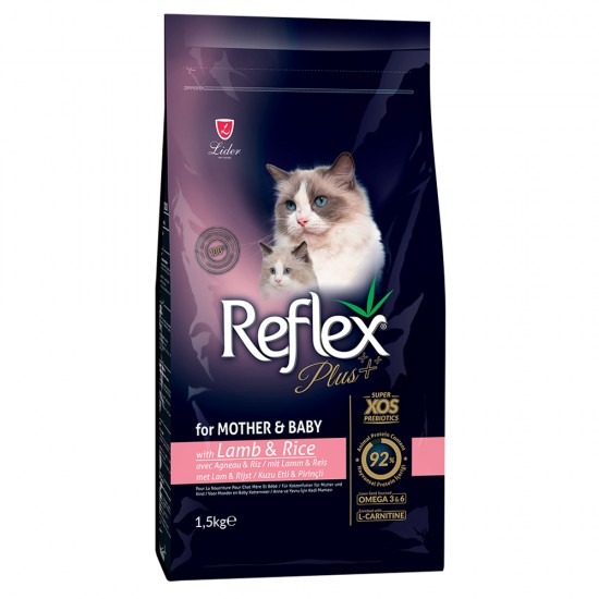 REFLEX PLUS MOTHER & BABY CAT LAMB & RICE 1.5 kg