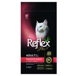REFLEX PLUS CAT ADULT  HAIRBALL SALMON 1,5kg