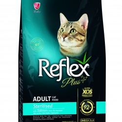 REFLEX PLUS CAT ADULT STERILISED SALMON 8kg