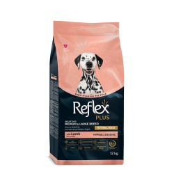 Reflex Plus Medium/Large Light & Sterilised Adult Lamb 12kg