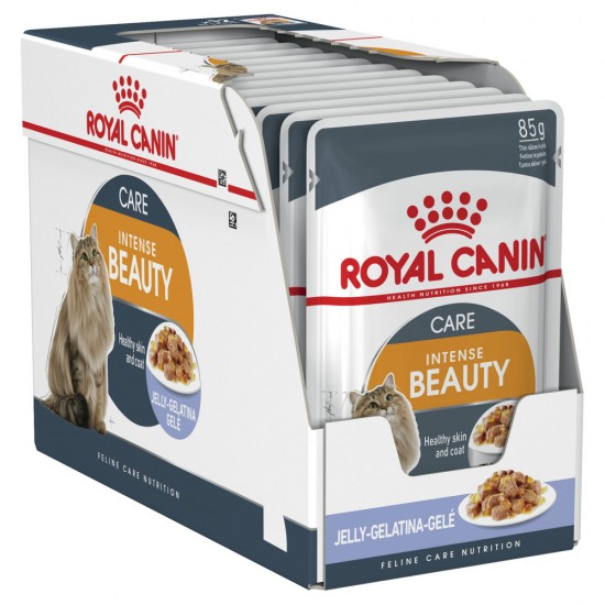 ROYAL CANIN INTENSE BEAUTY IN JELLY 85gr/12τμχ