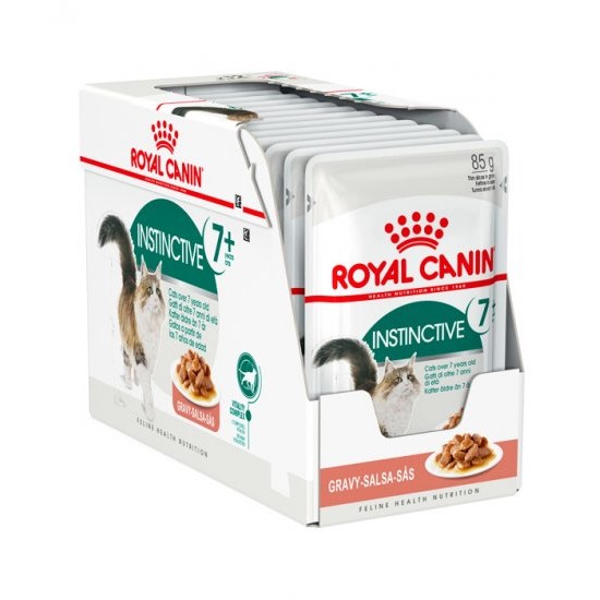 ROYAL CANIN INSTICTIVE +7 IN GRAVY 85gr/12ΤΜΧ