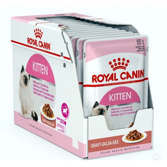 ROYAL CANIN KITTEN INSTICTIVE IN GRAVY 85gr/12τμχ